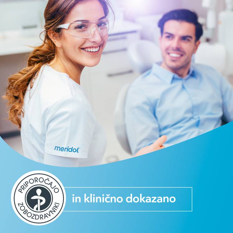 Zobna pasta meridol® Gum Protection & Gentle White 