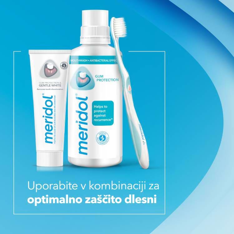 Zobna pasta meridol® Gum Protection & Gentle White 